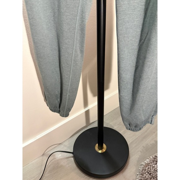 Vuori Performance Joggers Heathered Blue Gray Elastic Waist Drawstring women L - Picture 5 of 6